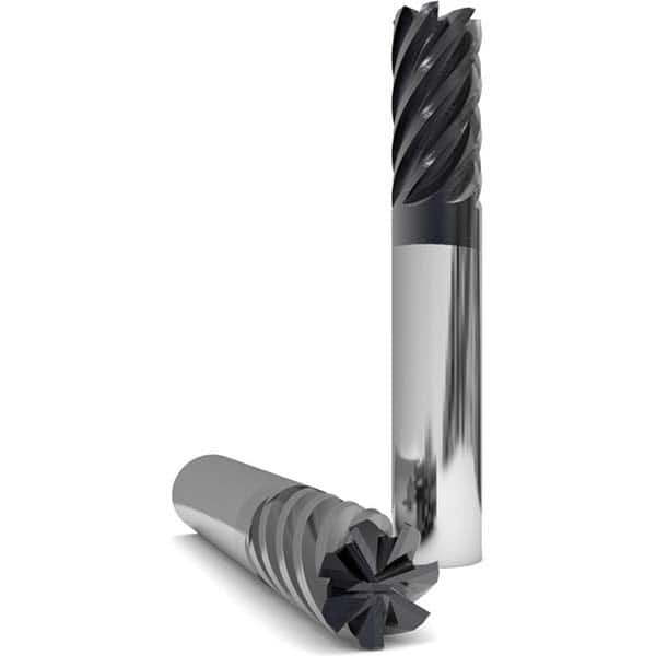 GWS - 1-1/4" Diam 4 Flute Solid Carbide 0.03" Corner Radius End Mill - Exact Tool & Supply