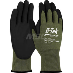 PIP - Cut & Puncture Resistant Gloves; Type: Cut Resistant ; ANSI/ISEA Cut Resistance Level: A9 ; Coated Area: Palm & Fingers ; Material Type: PolyKor ; Coating Material: NeoFoam ; Men's Size: Large - Exact Tool & Supply