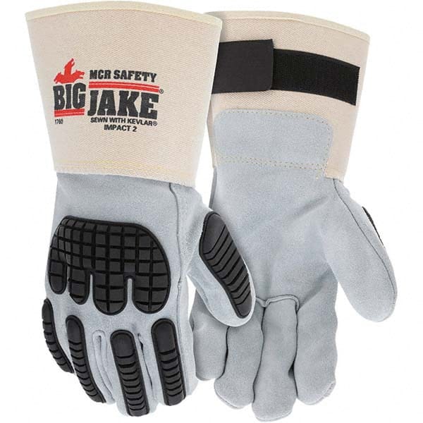 MCR Safety - Work & General Purpose Gloves Material Type: Leather or Synthetic Leather Application: General Purpose - Exact Tool & Supply