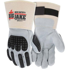 MCR Safety - Work & General Purpose Gloves Material Type: Leather or Synthetic Leather Application: General Purpose - Exact Tool & Supply
