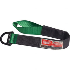 Milwaukee Tool - Tool Holding Accessories; Type: Tool Lanyard ; Connection Type: D-Ring ; Length: 26.00 ; Length (Decimal Inch): 26.00 ; Additional Info: 50lb Anchor Strap ; Color: Black; Green - Exact Tool & Supply