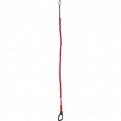 Milwaukee Tool - Tool Holding Accessories; Type: Tool Lanyard ; Connection Type: Carabiner ; Length: 54.40 ; Length (Decimal Inch): 54.40 ; Additional Info: 10lb Extended Reach Locking Tool Lanyard ; Color: Red - Exact Tool & Supply