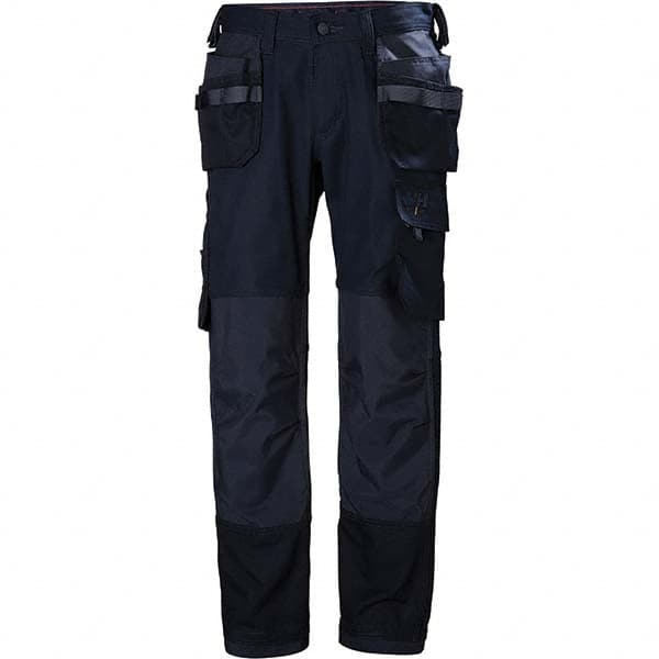 Helly Hansen - Navy Cotton Polyester Elastane General Purpose Pants - Exact Tool & Supply
