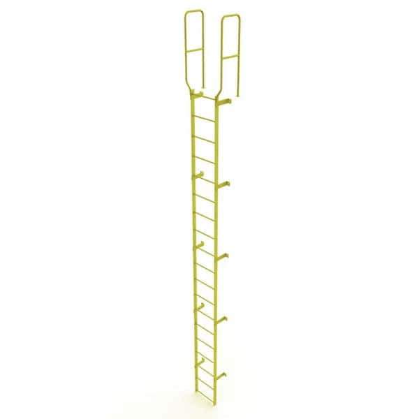 TRI-ARC - Rolling & Wall Mounted Ladders & Platforms Type: Fixed Ladder Style: Safety Cage - Exact Tool & Supply