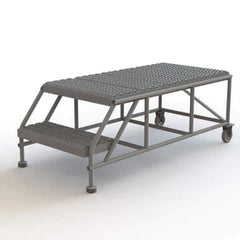 TRI-ARC - Rolling & Wall Mounted Ladders & Platforms Type: Rolling Work Platform Style: Steel Work Platform - Exact Tool & Supply
