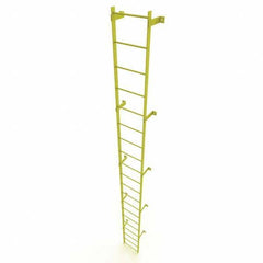 TRI-ARC - Rolling & Wall Mounted Ladders & Platforms Type: Fixed Ladder Style: Safety Cage - Exact Tool & Supply