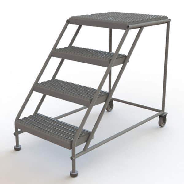 TRI-ARC - Rolling & Wall Mounted Ladders & Platforms Type: Rolling Work Platform Style: Steel Work Platform - Exact Tool & Supply