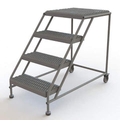 TRI-ARC - Rolling & Wall Mounted Ladders & Platforms Type: Rolling Work Platform Style: Steel Work Platform - Exact Tool & Supply