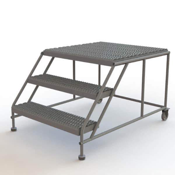 TRI-ARC - Rolling & Wall Mounted Ladders & Platforms Type: Rolling Work Platform Style: Steel Work Platform - Exact Tool & Supply
