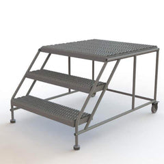 TRI-ARC - Rolling & Wall Mounted Ladders & Platforms Type: Rolling Work Platform Style: Steel Work Platform - Exact Tool & Supply