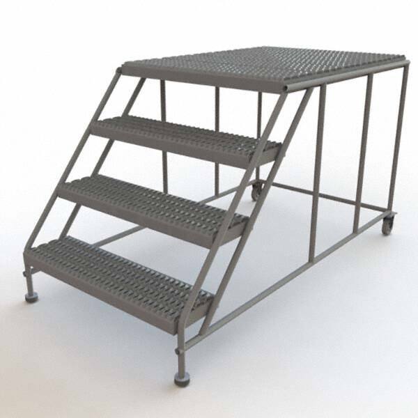 TRI-ARC - Rolling & Wall Mounted Ladders & Platforms Type: Rolling Work Platform Style: Steel Work Platform - Exact Tool & Supply