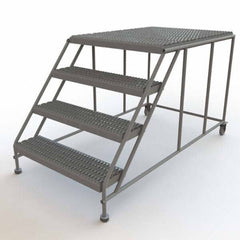 TRI-ARC - Rolling & Wall Mounted Ladders & Platforms Type: Rolling Work Platform Style: Steel Work Platform - Exact Tool & Supply