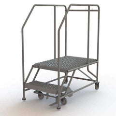 TRI-ARC - Rolling & Wall Mounted Ladders & Platforms Type: Rolling Work Platform Style: Steel Work Platform - Exact Tool & Supply