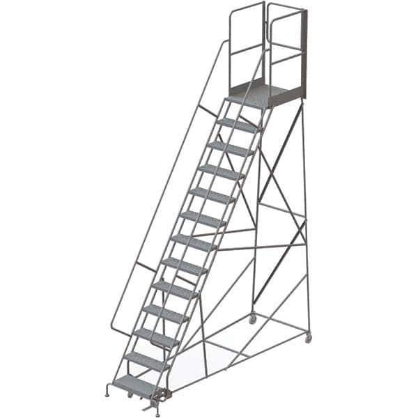 TRI-ARC - Rolling & Wall Mounted Ladders & Platforms Type: Rolling Warehouse Ladder Style: Rolling Platform Ladder - Exact Tool & Supply