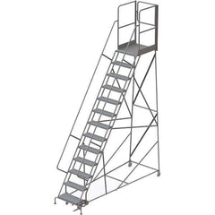 TRI-ARC - Rolling & Wall Mounted Ladders & Platforms Type: Rolling Warehouse Ladder Style: Rolling Platform Ladder - Exact Tool & Supply