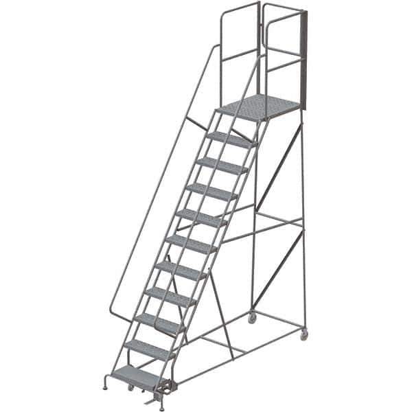 TRI-ARC - Rolling & Wall Mounted Ladders & Platforms Type: Rolling Warehouse Ladder Style: Rolling Platform Ladder - Exact Tool & Supply