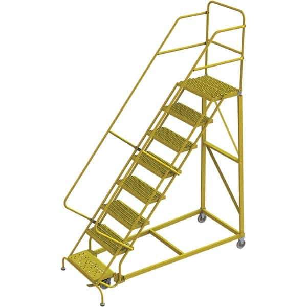 TRI-ARC - Rolling & Wall Mounted Ladders & Platforms Type: Stairway Slope Ladder Style: Forward Descent 50 Degree Incline - Exact Tool & Supply