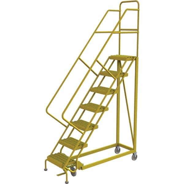 TRI-ARC - Rolling & Wall Mounted Ladders & Platforms Type: Stairway Slope Ladder Style: Forward Descent 50 Degree Incline - Exact Tool & Supply