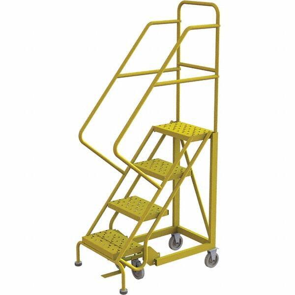 TRI-ARC - Rolling & Wall Mounted Ladders & Platforms Type: Stairway Slope Ladder Style: Forward Descent 50 Degree Incline - Exact Tool & Supply