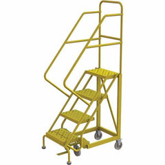 TRI-ARC - Rolling & Wall Mounted Ladders & Platforms Type: Stairway Slope Ladder Style: Forward Descent 50 Degree Incline - Exact Tool & Supply