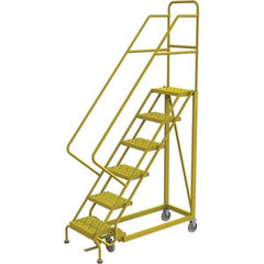 TRI-ARC - Rolling & Wall Mounted Ladders & Platforms Type: Stairway Slope Ladder Style: Forward Descent 50 Degree Incline - Exact Tool & Supply