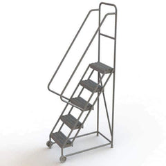 TRI-ARC - Rolling & Wall Mounted Ladders & Platforms Type: TiltNRoll Rolling Ladder Style: Tilt & Roll Safety Ladder - Exact Tool & Supply