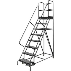TRI-ARC - Rolling & Wall Mounted Ladders & Platforms Type: Rolling Warehouse Ladder Style: Rolling Platform Ladder - Exact Tool & Supply