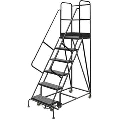 TRI-ARC - Rolling & Wall Mounted Ladders & Platforms Type: Rolling Warehouse Ladder Style: Rolling Platform Ladder - Exact Tool & Supply