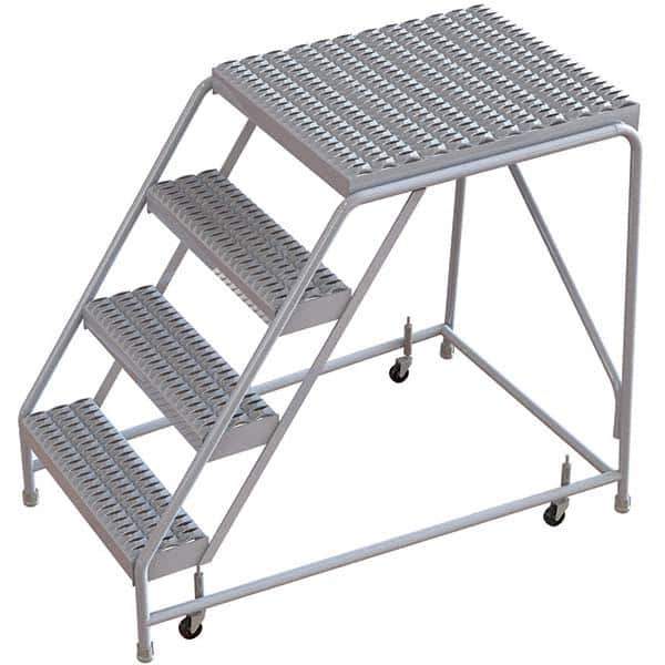 TRI-ARC - Rolling & Wall Mounted Ladders & Platforms Type: Rolling Warehouse Ladder Style: Rolling Safety Ladder - Exact Tool & Supply