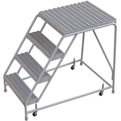 TRI-ARC - Rolling & Wall Mounted Ladders & Platforms Type: Rolling Warehouse Ladder Style: Rolling Safety Ladder - Exact Tool & Supply