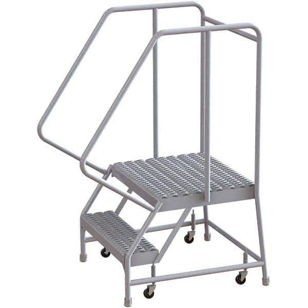 TRI-ARC - Rolling & Wall Mounted Ladders & Platforms Type: Rolling Warehouse Ladder Style: Rolling Safety Ladder - Exact Tool & Supply