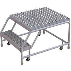 TRI-ARC - Rolling & Wall Mounted Ladders & Platforms Type: Rolling Warehouse Ladder Style: Rolling Safety Ladder - Exact Tool & Supply