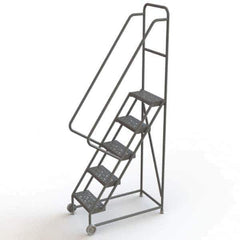 TRI-ARC - Rolling & Wall Mounted Ladders & Platforms Type: TiltNRoll Rolling Ladder Style: Tilt & Roll Safety Ladder - Exact Tool & Supply