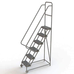 TRI-ARC - Rolling & Wall Mounted Ladders & Platforms Type: TiltNRoll Rolling Ladder Style: Tilt & Roll Safety Ladder - Exact Tool & Supply