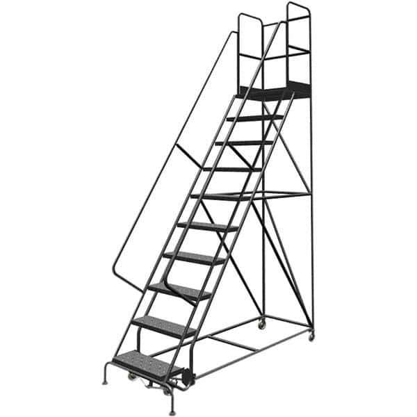 TRI-ARC - Rolling & Wall Mounted Ladders & Platforms Type: Rolling Warehouse Ladder Style: Rolling Platform Ladder - Exact Tool & Supply