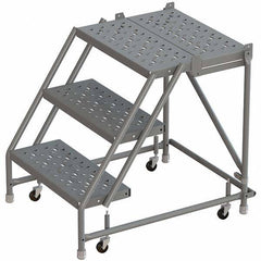 TRI-ARC - Rolling & Wall Mounted Ladders & Platforms Type: Rolling Warehouse Ladder Style: Rolling Platform Ladder - Exact Tool & Supply