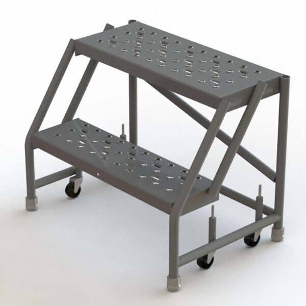 TRI-ARC - Rolling & Wall Mounted Ladders & Platforms Type: Rolling Warehouse Ladder Style: Rolling Platform Ladder - Exact Tool & Supply