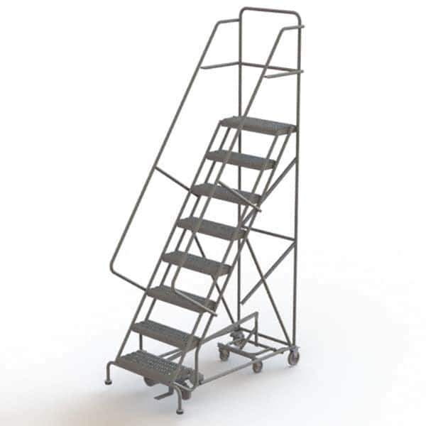 TRI-ARC - Rolling & Wall Mounted Ladders & Platforms Type: All-Directional Ladder Style: Forward Descent 50 Degree Incline - Exact Tool & Supply
