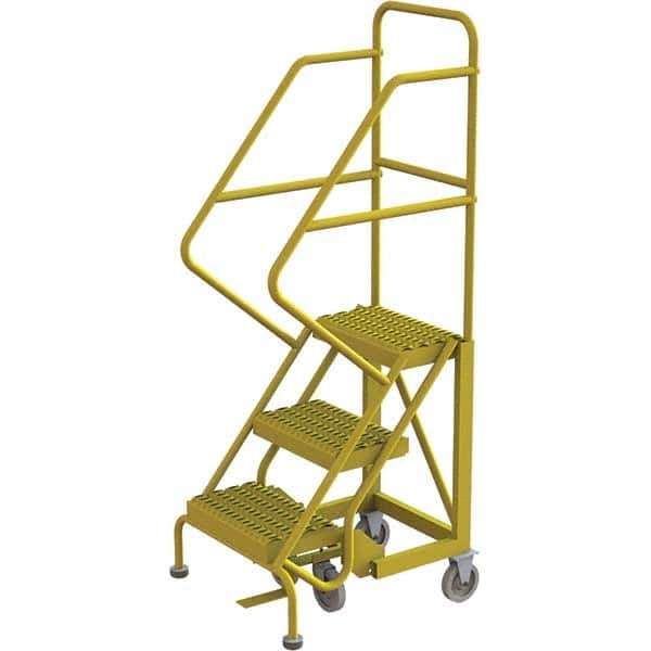 TRI-ARC - Rolling & Wall Mounted Ladders & Platforms Type: Stairway Slope Ladder Style: Forward Descent 50 Degree Incline - Exact Tool & Supply
