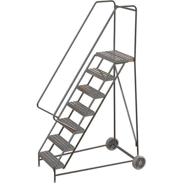 TRI-ARC - Rolling & Wall Mounted Ladders & Platforms Type: Rolling Warehouse Ladder Style: Rolling Safety Ladder - Exact Tool & Supply