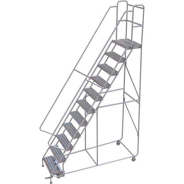 TRI-ARC - Rolling & Wall Mounted Ladders & Platforms Type: Rolling Warehouse Ladder Style: Rolling Safety Ladder - Exact Tool & Supply