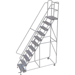 TRI-ARC - Rolling & Wall Mounted Ladders & Platforms Type: Rolling Warehouse Ladder Style: Rolling Safety Ladder - Exact Tool & Supply