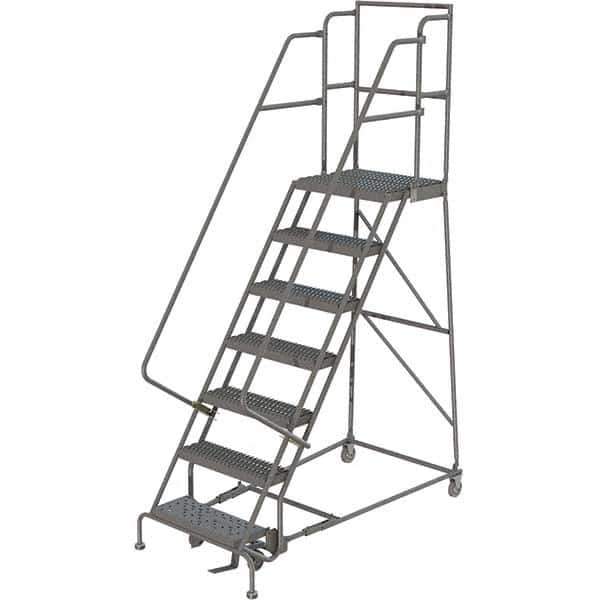 TRI-ARC - Rolling & Wall Mounted Ladders & Platforms Type: Rolling Warehouse Ladder Style: Rolling Platform Ladder - Exact Tool & Supply