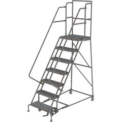 TRI-ARC - Rolling & Wall Mounted Ladders & Platforms Type: Rolling Warehouse Ladder Style: Rolling Platform Ladder - Exact Tool & Supply