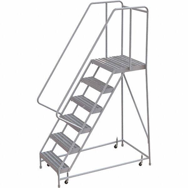 TRI-ARC - Rolling & Wall Mounted Ladders & Platforms Type: Rolling Warehouse Ladder Style: Rolling Safety Ladder - Exact Tool & Supply