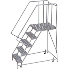 TRI-ARC - Rolling & Wall Mounted Ladders & Platforms Type: Rolling Warehouse Ladder Style: Rolling Safety Ladder - Exact Tool & Supply