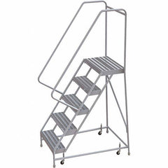 TRI-ARC - Rolling & Wall Mounted Ladders & Platforms Type: Rolling Warehouse Ladder Style: Rolling Safety Ladder - Exact Tool & Supply