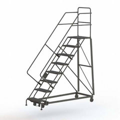 TRI-ARC - Rolling & Wall Mounted Ladders & Platforms Type: Stairway Slope Ladder Style: Rolling Safety Ladder - Exact Tool & Supply