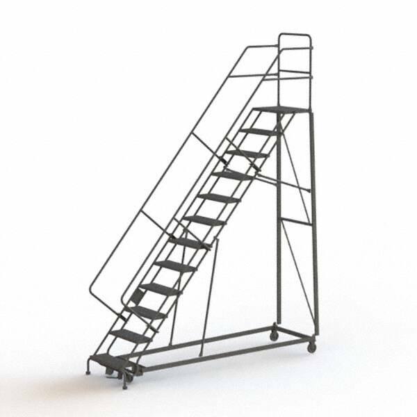 TRI-ARC - Rolling & Wall Mounted Ladders & Platforms Type: Stairway Slope Ladder Style: Rolling Safety Ladder - Exact Tool & Supply