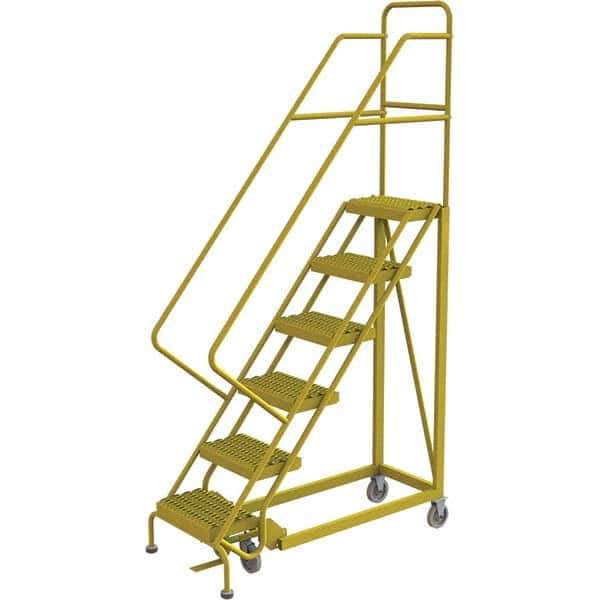 TRI-ARC - Rolling & Wall Mounted Ladders & Platforms Type: Stairway Slope Ladder Style: Forward Descent 50 Degree Incline - Exact Tool & Supply